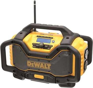 DeWALT DCR027-QW - Radio Caricabatterie da Cantiere BLUETOOTH FM e DAB+ porta AUX 3.5 mm DeWALT