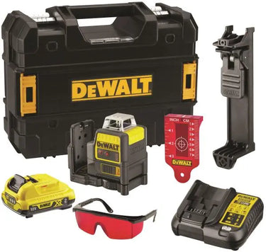 DeWALT DCE0811D1R-QW - Tracciatore laser con raggio rosso XR 12V - 2 linee a 360° DeWALT