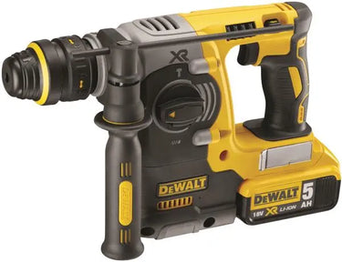 DeWALT DCH274P2T-QW - Tassellatore SDS-Plus 24 mm, 2.1J XR 18V BRUSHLESS con Doppio mandrino - 2 x 5Ah DeWALT