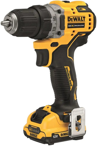 DeWALT DCD701D2-QW - Trapano avvitatore Compatto 2 Velocità XR 12V BRUSHLESS - 2 x 2Ah DeWALT