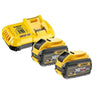 DeWALT DCB118Y2-QW - Starterkit 2 x XR FV 18/54V 12Ah e caricabatteria 8A DeWALT