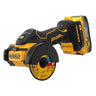 DeWALT DCS438E2T-QW - Minitroncatrice 76mm 18V XR BRUSHLESS - 2 x Powerstack compatta DeWALT