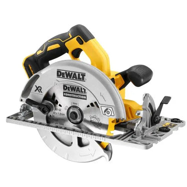 DeWALT DCS572NT-XJ - Sega Circolare 18V motore BRUSHLESS con scarpa compatibile con guide rettilinea, Ø lama/foro 184/16 mm - Solo corpo macchina DeWALT