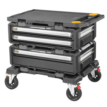 DeWALT DWST60520-1 - KIT 4 moduli TOUGHSYSTEM DXL PIANO DI LAVORO DWST08550 + DOPPIO CASSETTO DWST08520 + CASSETTO PROFONDO DWST08510 + BASE CON RUOTE DWST08530 DeWALT