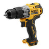 DeWALT DCD706N-XJ - Trapano Avvitatore Compatto 2 Velocità con percussione 12V Motore BRUSHLESS - solo corpo macchina DeWALT