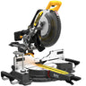 DeWALT DCS781X2-QW - Troncatrice radiale 305 mm doppia inclinazione 54V XR FLEXVOLT con XPS - 2 x XR FLEXVOLT 9Ah DeWALT