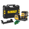DeWALT DCE825NG18-XJ - Tracciatore laser con raggio verde XR 12V e 18V - 2 linee a croce 90° + 5 punti DeWALT