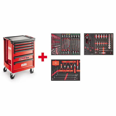 USAG U05160627 - 516 ST6MA CARRELLO CON ASSORTIMENTO USAG