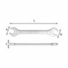 USAG U02520514 - 252 N_6X7 CHIAVE A FORCHETTA (E) USAG