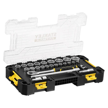 STANLEY FMMT98103-1 - SET CHIAVI A BUSSOLA ATT.1/2" - 26PCS - IN CASSETTA STAK GRANDE STANLEY