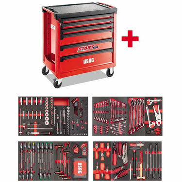 USAG U05160632 - 516 STXL6MM CARRELLO CON ASSORTIMENTO USAG