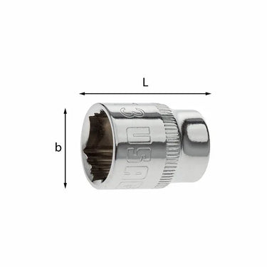 USAG U02351113 - 235 X 1/4 13 CHIAVE A BUSSOLA USAG