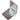 MINUTEX 101 - PIASTRA PIEGATA SENZA FORI mm 65x65x55x2,5 ACCIAIO ZINCATO MINUTEX