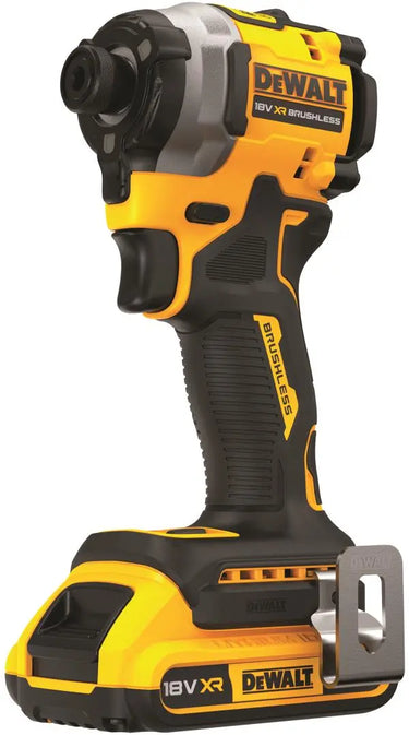 DeWALT DCF850D2T-QW - Avvitatore ad impulsi compatto 3 velocità 18V XR BRUSHLESS attacco 1/4”. Coppia di serraggio 205Nm DeWALT