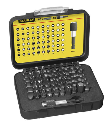 STANLEY 1-13-902 - SET 60PZ INSERTI+PORTAINSERTI SGANCIO VELOCE STANLEY