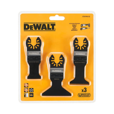 DeWALT DT20760-QZ - Set accessori multifunzone composto da 3 pezzi: 1 x DT20701-QZ, 1 x DT20702-QZ, 1 x DT20705-QZ DeWALT