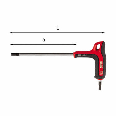 USAG U02801393 - 280 HG_3,5 CHIAVE MASCHIO IMPUGN. -B- USAG