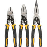 DeWALT DWHT0-70485 - Set 3 pinze Compound Action: pinza universale, tronchese diagonale, pinza becchi lunghi. DeWALT