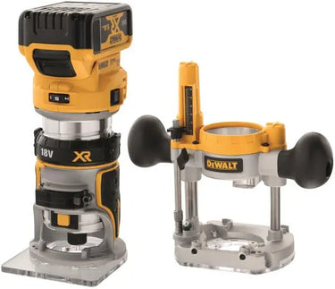 DeWALT DCW604P2-QW - Elettrofresatrice con adattatore per base fissa DeWALT