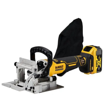 DeWALT DCW682P2-QW - Elettrofresatrice per linguette, motore brushless, 2 batterie XR 18V 5Ah DeWALT