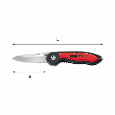 USAG U02180002 - 218 N_190 COLTELLO MULTIUSO USAG
