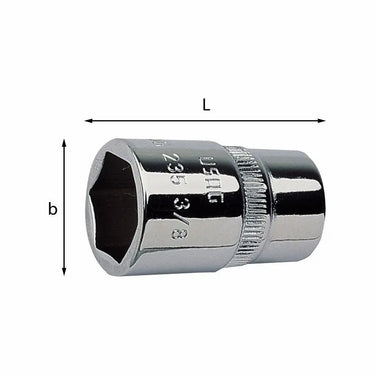 USAG U02350137 - 235 3/8 E_13 CHIAVE A BUSSOLA (E) USAG