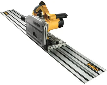 DeWALT DWS520KTR-QS - sega ad affondamento 165mm prof. mm. 86 1300W + GUIDA 1,5mt DeWALT