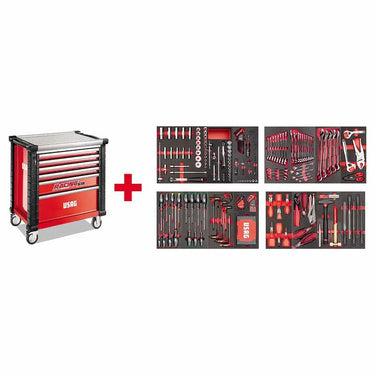USAG U05190632 - 519 RS6/4MM CARRELLO CON ASSORTIMENTO USAG