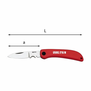 USAG U02160001 - 216 N_200 COLTELLO ELETTRICISTI (E) USAG
