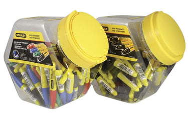 STANLEY 1-47-329 - MINI PENNARELLO INDELEBILE COLORI ASSORT. STANLEY
