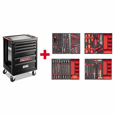 USAG U05161628 - 516 ST6NMM CARRELLO CON ASSORTIMENTO USAG
