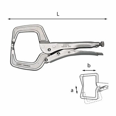 USAG U01390004 - 139 AN_280 PINZA AUTOBLOCCANTE USAG