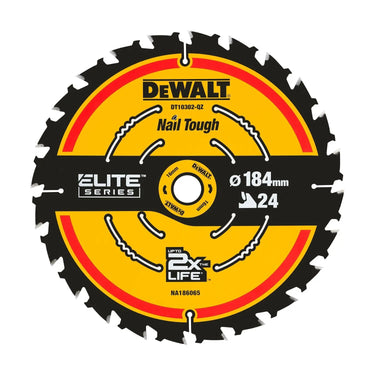 DeWALT DT10400-QZ - 10 lame circolari ELITE 165x30x24 denti DeWALT