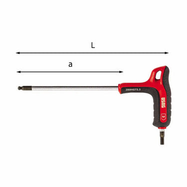 USAG U02801424 - 280 HGTS_4 CHIAVE MASCHIO IMPUGN. -B- USAG