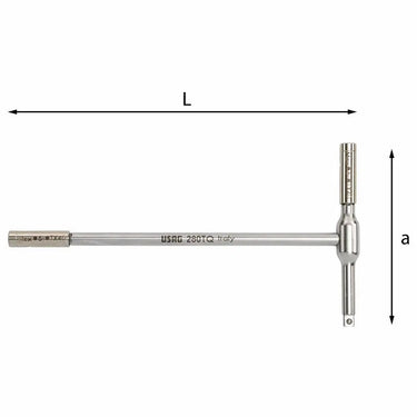 USAG U02800800 - 280 TQ 1/4 BITS HOLDER T-KEY USAG