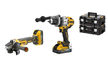 DeWALT DCK2004H2T-IT - KIT DCD1007 + DCG4009 + 2 x XR 18V POWERSTACK 5Ah DeWALT