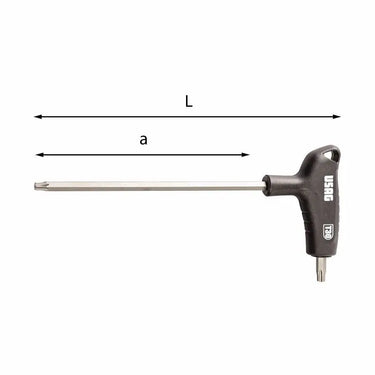 USAG U02802401 - 280 HXTX T10 CH.MASCHIO TORX IMPUGN. USAG