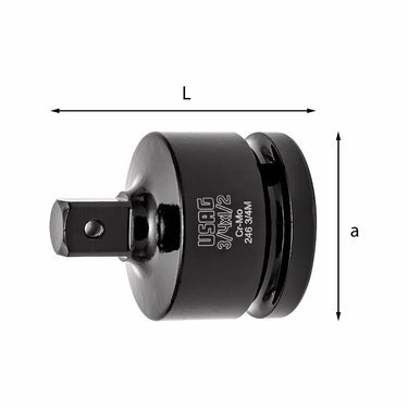 USAG U02460402 - 246 3/4 M RIDUTTORE USAG