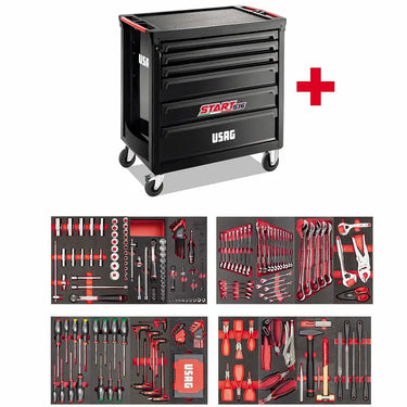 USAG U05161632 - 516 STXL6NMM CARRELLO CON ASSORTIMENTO USAG