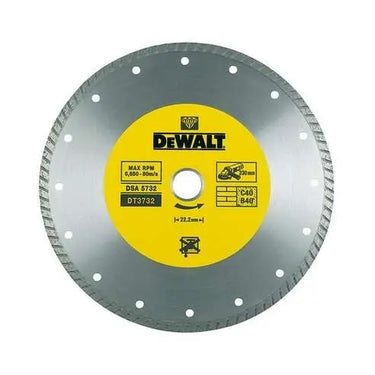 DeWALT DT3712-QZ - Dischi sinterizzati turbo a corona continua scanal DeWALT