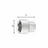 USAG U02350710 - 235 1/4 ERN_8 CHIAVE A BUSS.RIBASSATA USAG