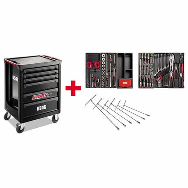 USAG U05161629 - 516 ST6NPA CARRELLO CON ASSORTIMENTO USAG