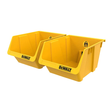 DeWALT DWST82813-1 - Coppia di vaschette portaminuterie (2pezzi) per barra DWST82800-1 e moduli Tought system DXL, portata 4Kg, Accesso rapido al contenuto DeWALT