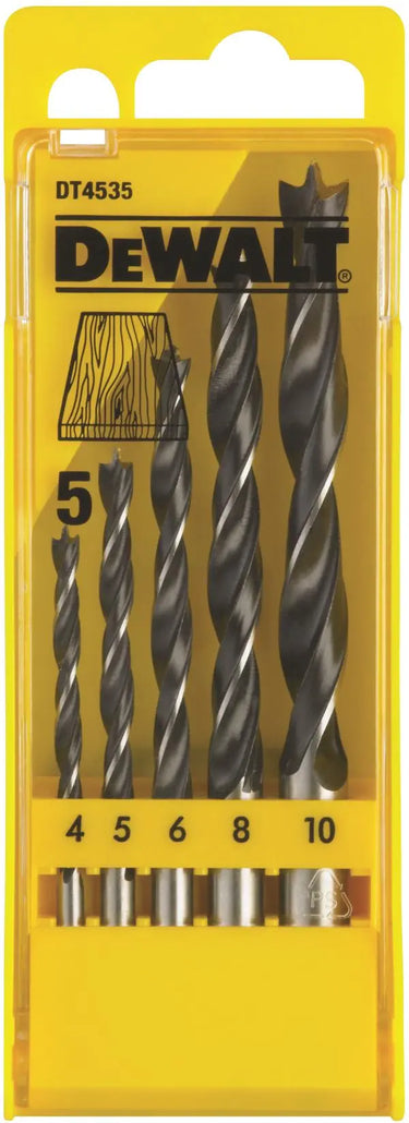 DeWALT DT4535-QZ - LAVORAZIONE DEL LEGNO - SET PUNTE PER LEGNO IN A DeWALT