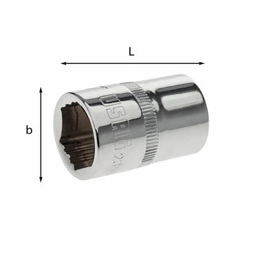 USAG U02354222 - 235 X 1/2 22 CHIAVE A BUSSOLA USAG