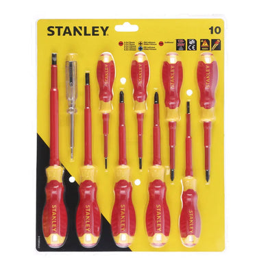 STANLEY STHT60032-0 - SET 9 GIRAVITI LAMA ISOLATA CON TESTER STANLEY