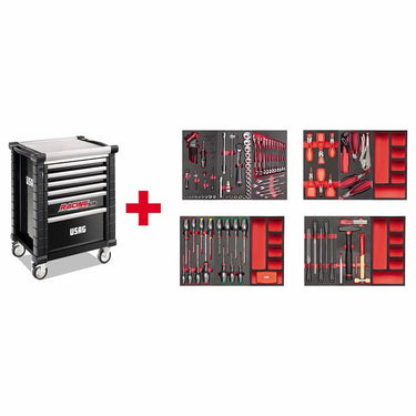 USAG U05191628 - 519 RS6/3NMM CARRELLO CON ASSORTIMENTO USAG