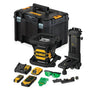 DeWALT DCE080D1GS-QW - Laser rotante, con raggio orizzontale e piombo, bluetooth. BATTERIA 18V - RAGGIO VERDE DeWALT