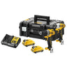 DeWALT DCK2110L2T-QW - KIT 2 XR 12V Trapano avvitatore compatto DCD701 + Avvitatore ad impulsi  1/4" compatto DCF801 - 2 x 3Ah DeWALT