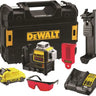 DeWALT DCE089D1R-QW - Tracciatori laser con raggio rosso XR 12V - 3 linee a 360° DeWALT